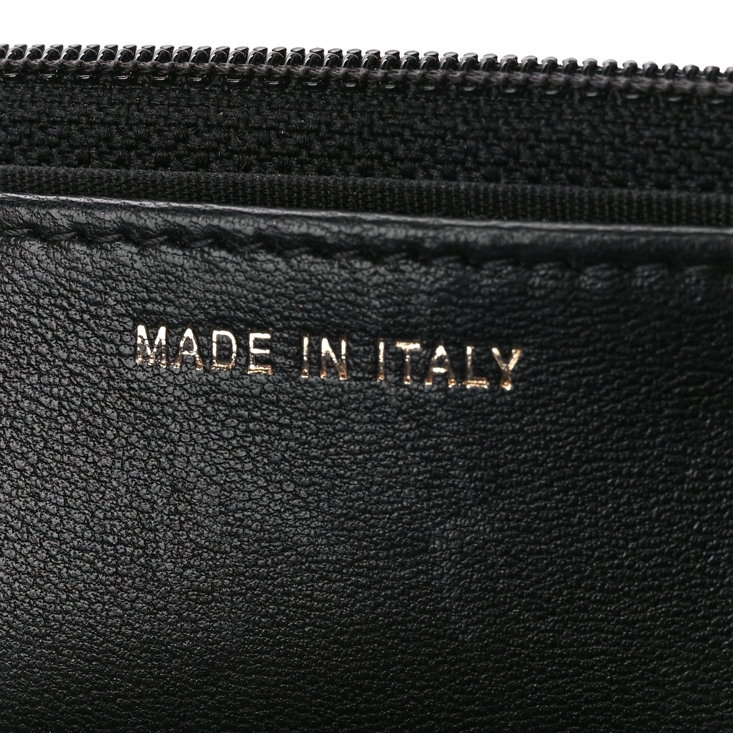 Lambskin Quilted Trendy CC Wallet On Chain WOC Black