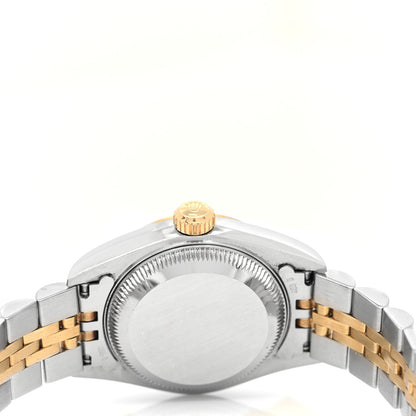 Rolex Stainless Steel 18K Yellow Gold 26mm Oyster Perpetual Datejust Watch Champagne 79173 4 of 4