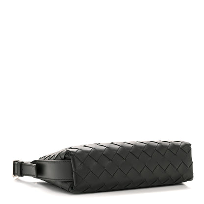 Bottega Veneta Calfskin Intrecciato Traveler Phone Pouch Dark Green 4 of 11