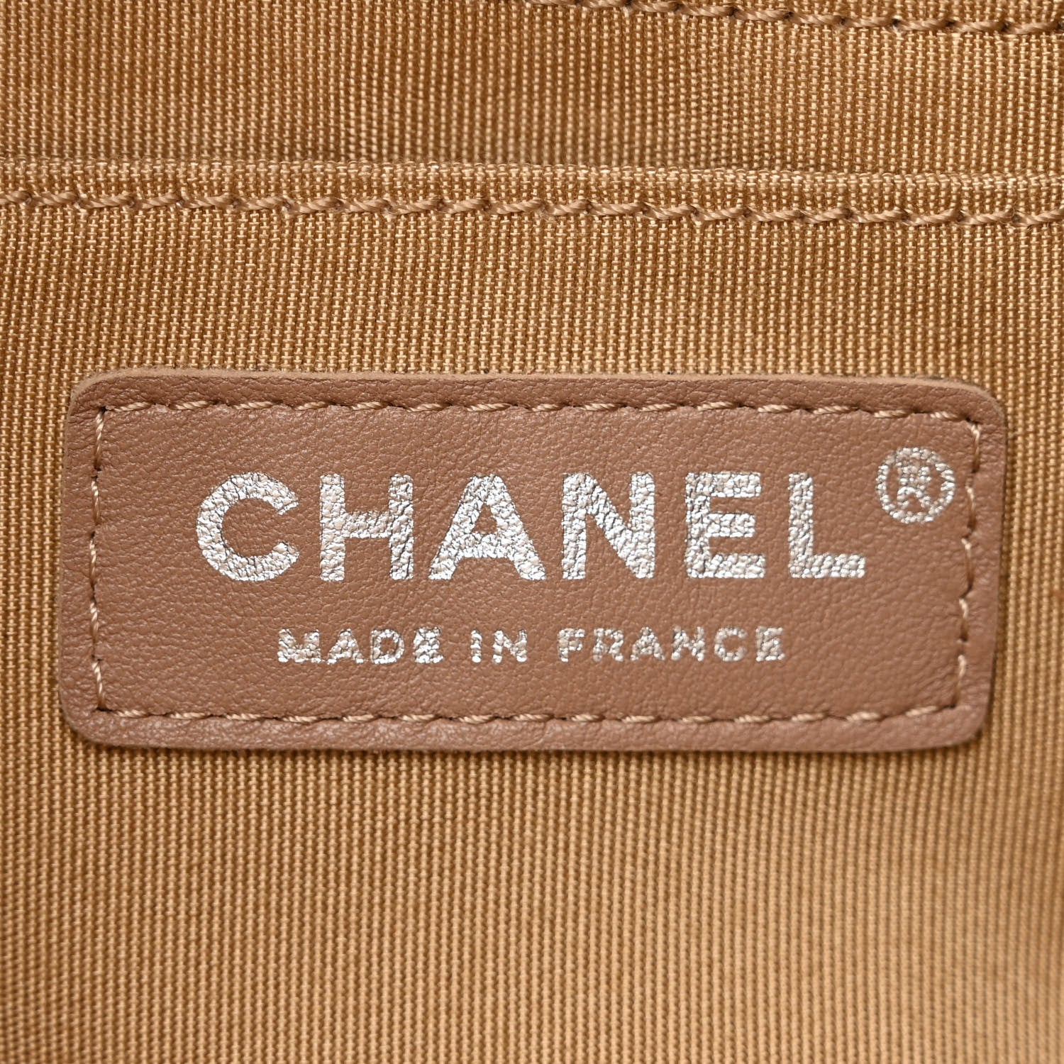 Chanel Lambskin Quilted Small CC Chain Bucket Drawstring Bag Light Beige 6 of 11