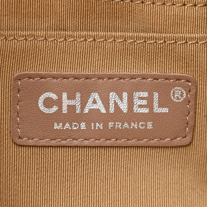 Chanel Lambskin Quilted Small CC Chain Bucket Drawstring Bag Light Beige 6 of 11