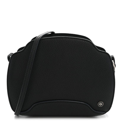 Loro Piana Grained Calfskin Sesia Crossbody Black 1 of 10