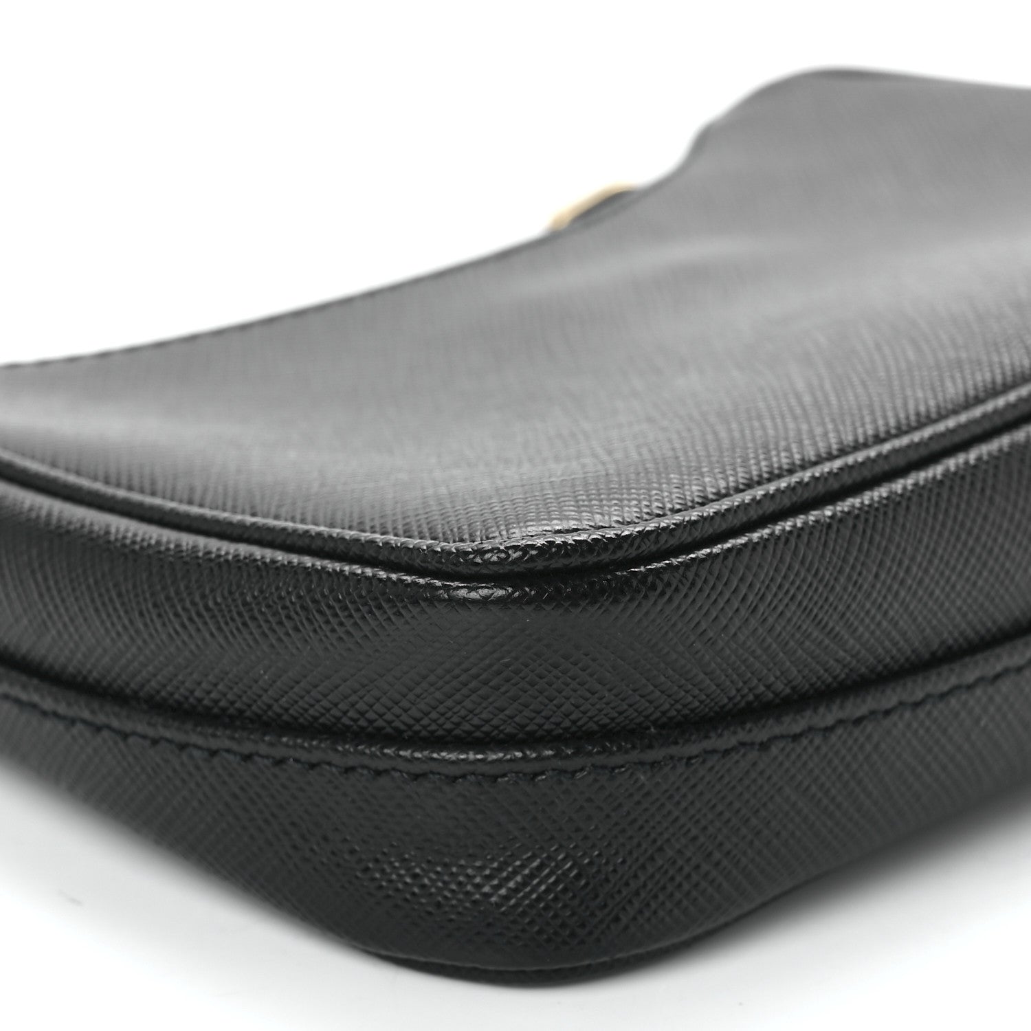 Prada Saffiano Lux Mini Shoulder Bag Black 12 of 14