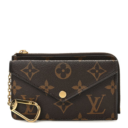 Louis Vuitton Monogram Recto Verso Card Holder Black 1 of 8