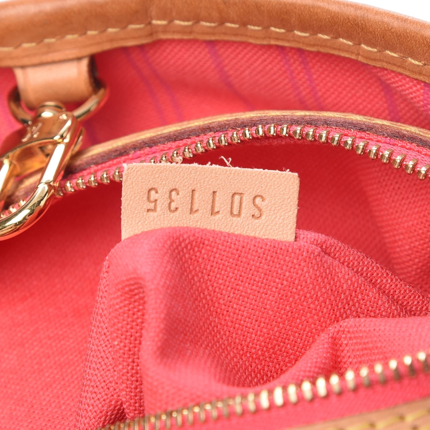 Louis Vuitton Damier Azur Delightful MM Pink 8 of 11