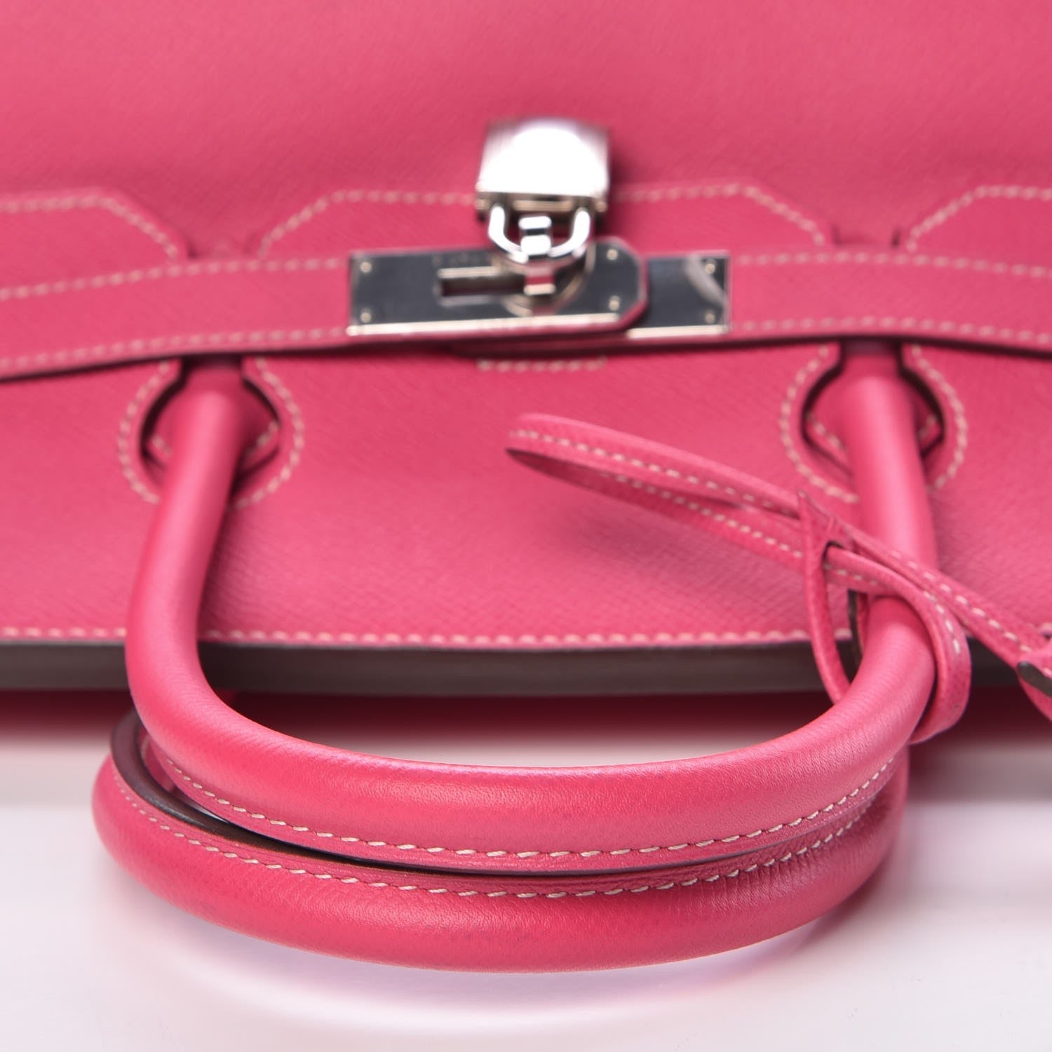Hermes Epsom Candy Birkin 35 Rose Tyrien Rubis 33 of 41