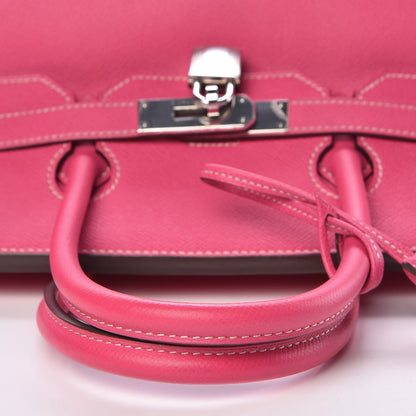 Hermes Epsom Candy Birkin 35 Rose Tyrien Rubis 33 of 41