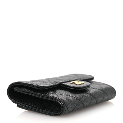 Chanel Caviar Quilted Flap Card Holder Black 4 of 8
