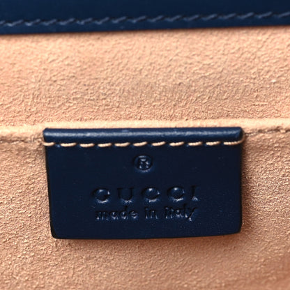 Gucci Guccissima Small Padlock Shoulder Bag Blue Agata 6 of 9