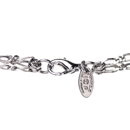 Chanel Pearl Heart CC Long Necklace Light Gold 3 of 4