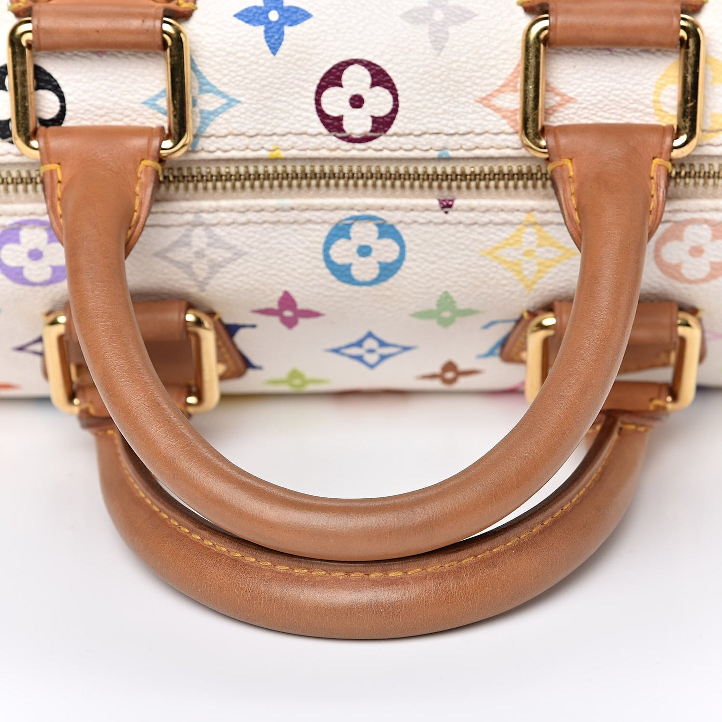 Monogram Multicolor Speedy 30 White