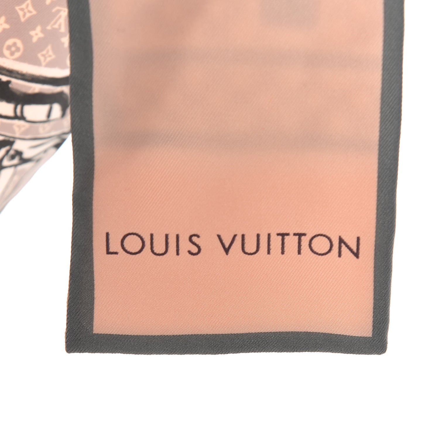 Silk Monogram Trunks Bandeau Rose Poudre