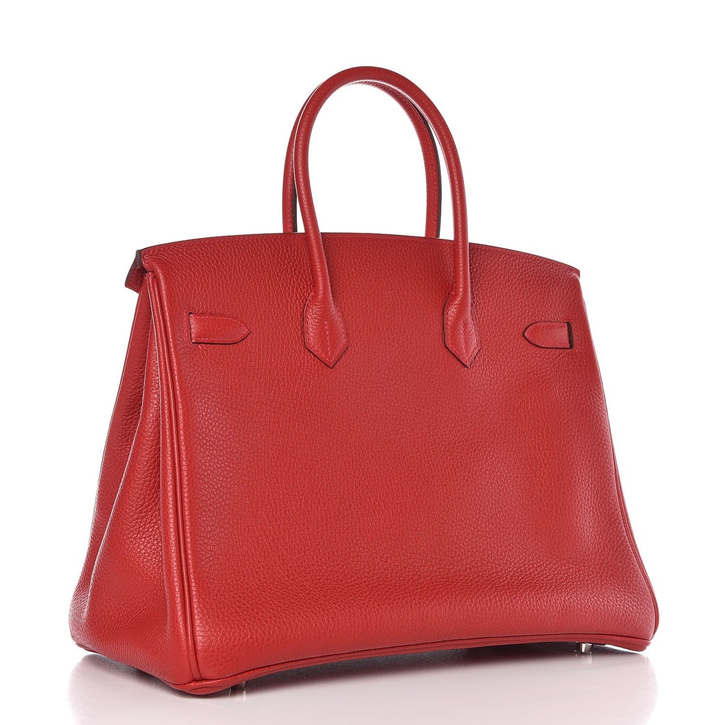 Taurillon Clemence Birkin 35 Rouge Casaque