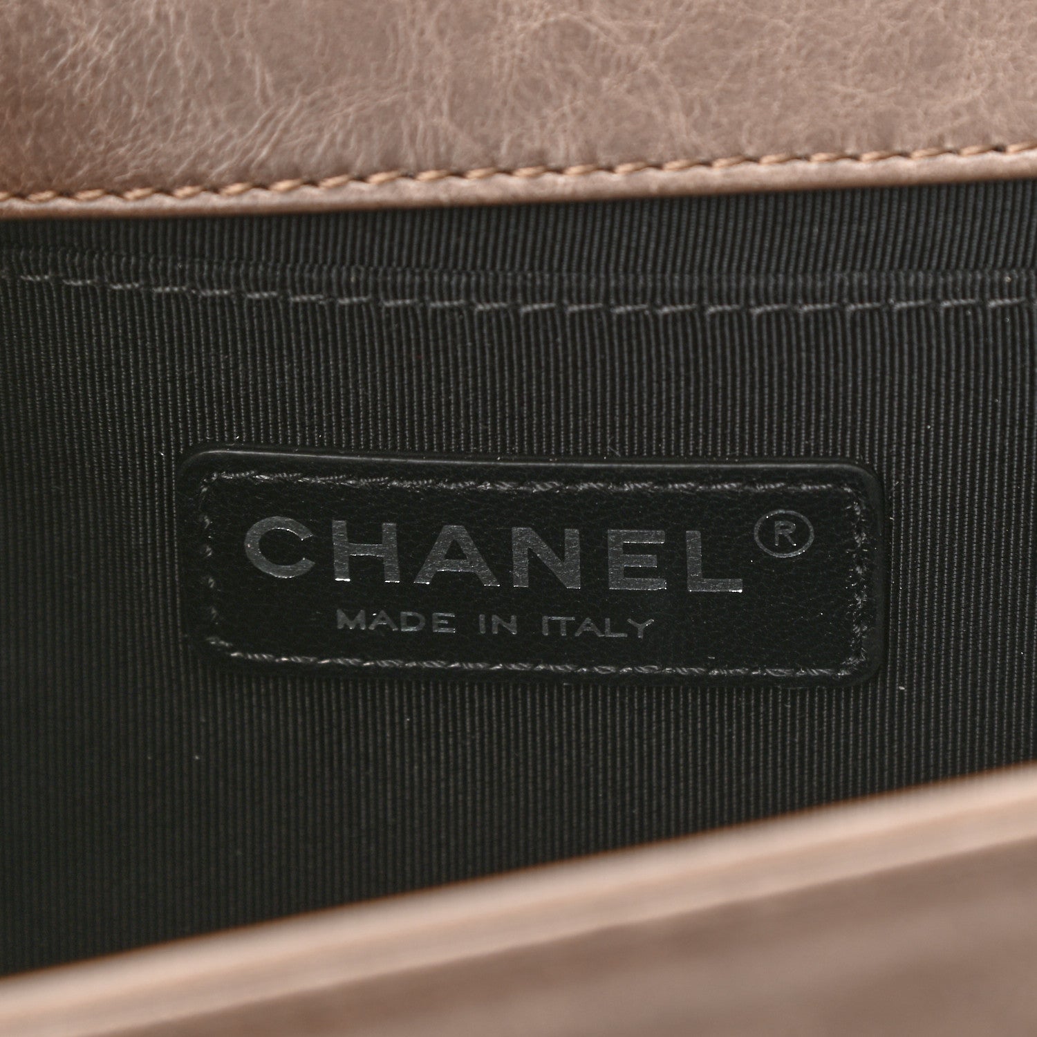 Chanel Calfskin Double Stitch Medium Boy Flap Brown 6 of 11
