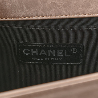 Chanel Calfskin Double Stitch Medium Boy Flap Brown 6 of 11