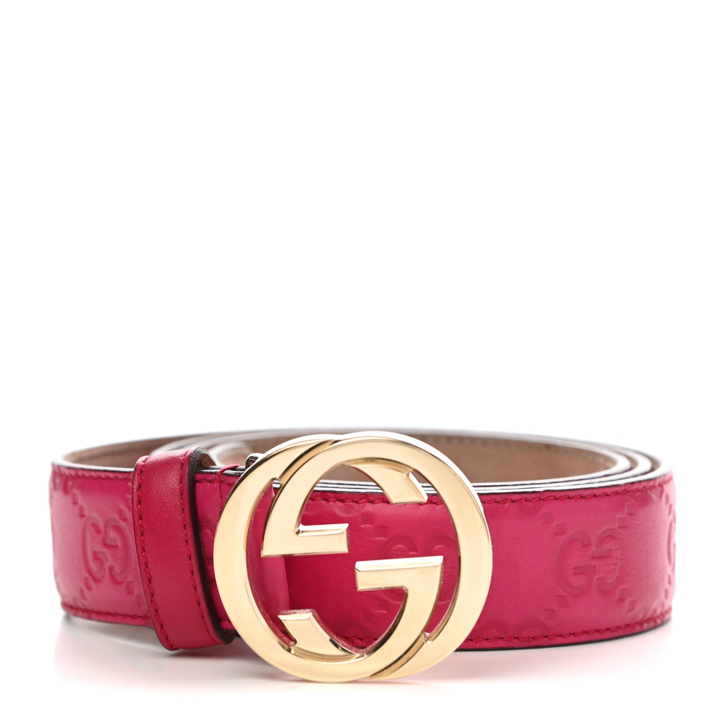 Guccissima Signature Interlocking G Belt 90 36 Blossom