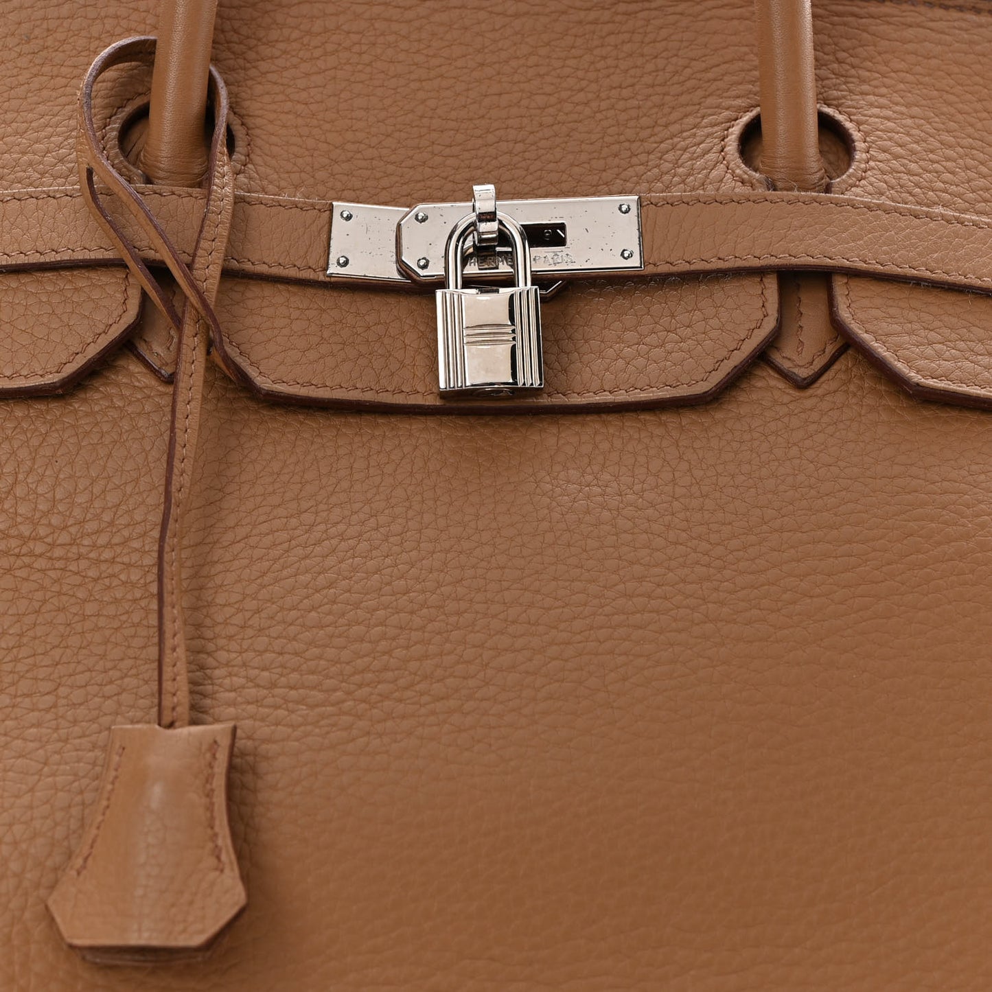 Taurillon Clemence BIRKIN 40 Tabac Camel