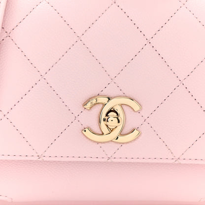 Chanel Caviar Quilted Small Business Affinity Flap Light Pink 8 of 11