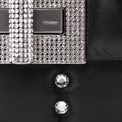 Tom Ford Lambskin Quilted Crystal Small Natalia Chain Bag Black 13 of 19