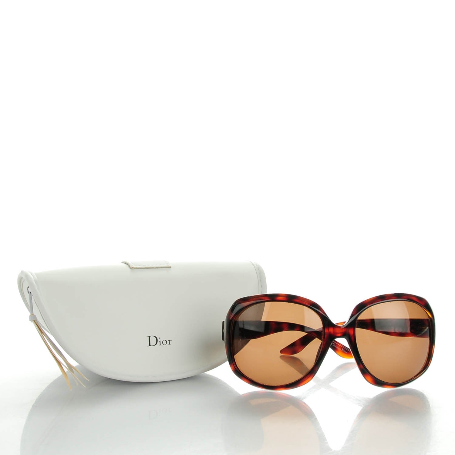 Christian Dior Glossy 1 Sunglasses Tortoise Shell 6 of 6