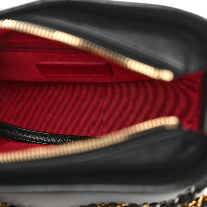 Chanel Aged Calfskin Quilted Small Gabrielle Hobo Black 5 of 10