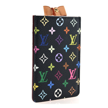 Louis Vuitton Monogram Multicolor Mirror and Case Pouch Black 4 of 10