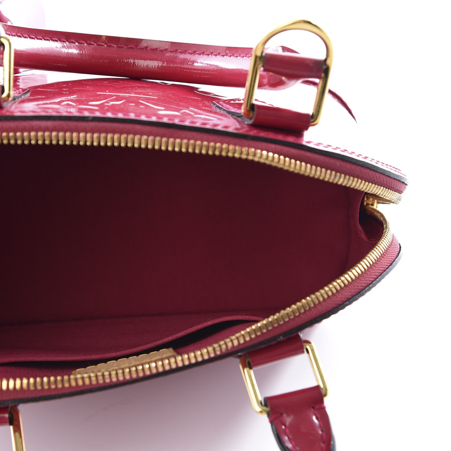 Louis Vuitton Vernis Alma BB Rose Indien 4 of 10