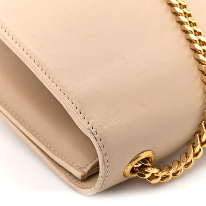Saint Laurent Smooth Calfskin Medium Classic Monogram Kate Tassel Satchel Nude Powder 16 of 16