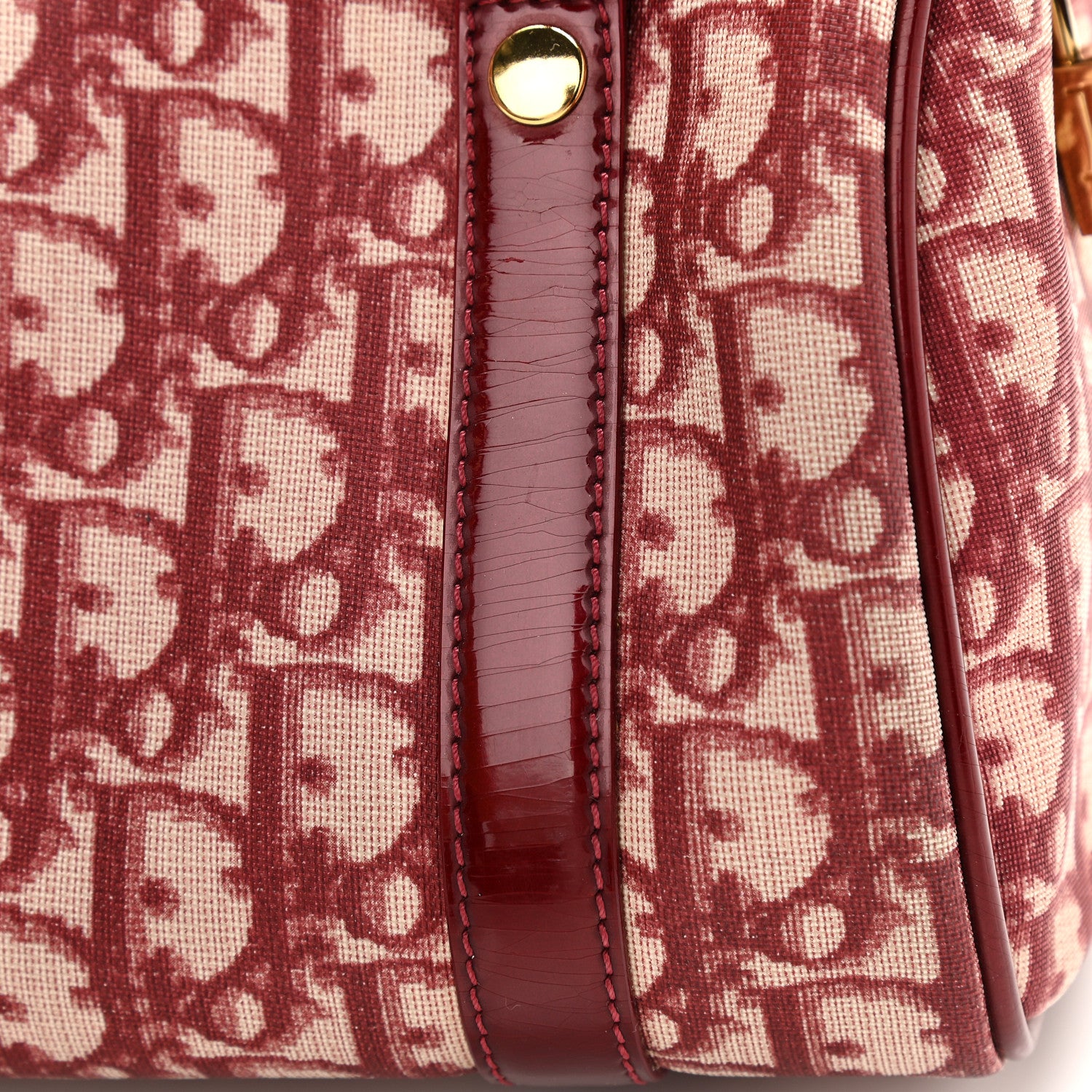 Christian Dior Monogram Boston Red 11 of 18