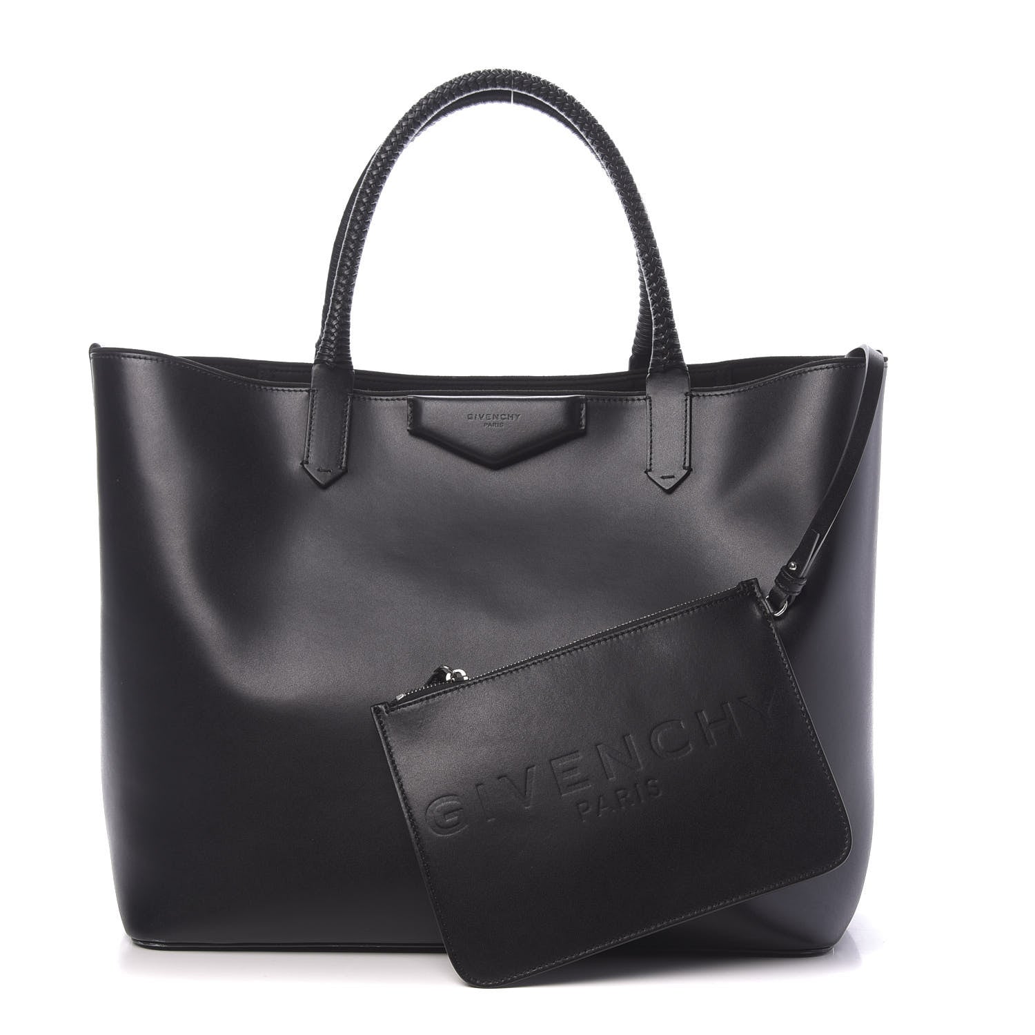 Givenchy Calfskin Large Antigona Whipstitch Handle Tote Black 1 of 11