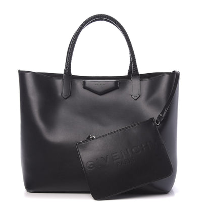 Givenchy Calfskin Large Antigona Whipstitch Handle Tote Black 1 of 11