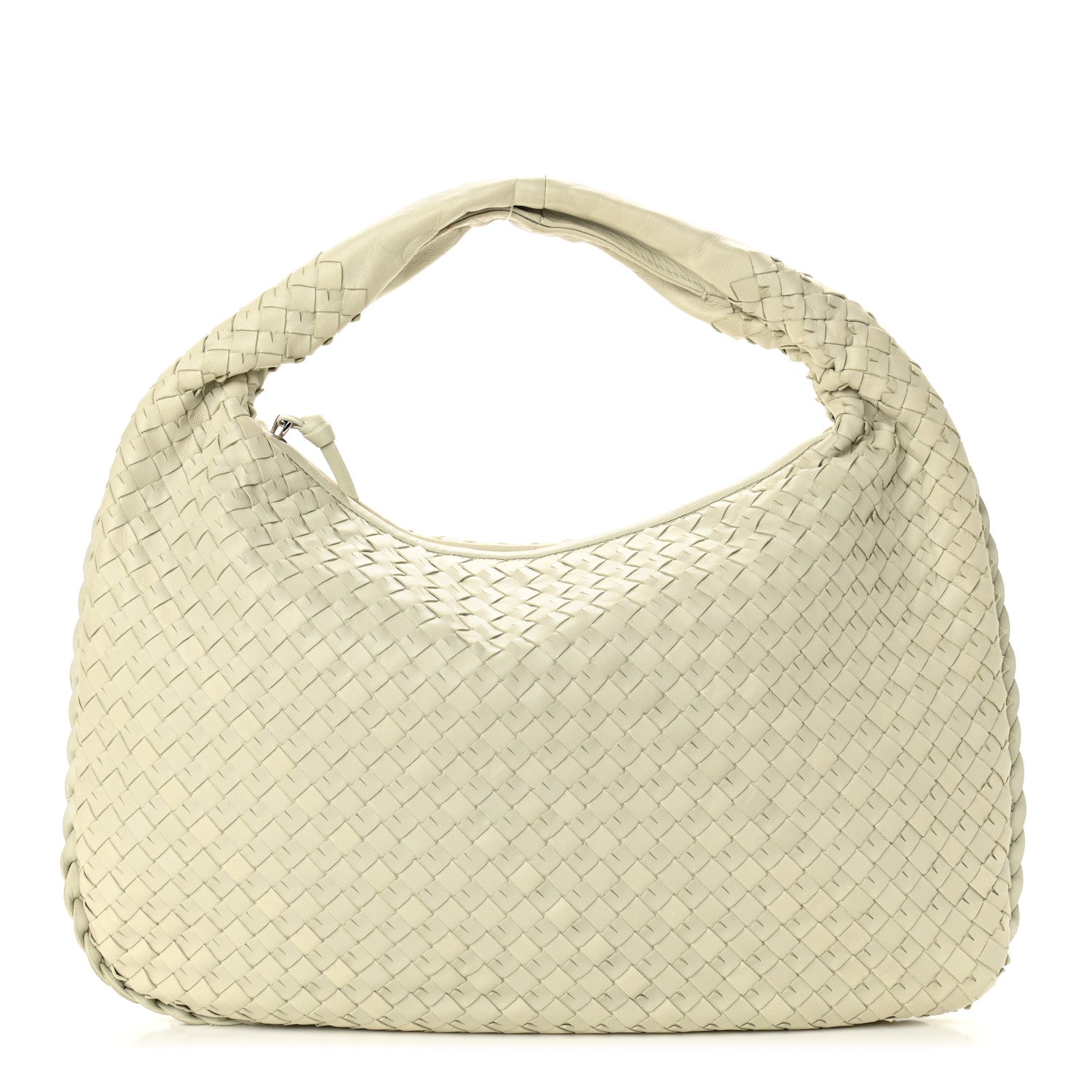 Bottega Veneta Nappa Intrecciato Slit Medium Veneta Hobo Cream 1 of 10