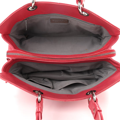 Chanel Soft Caviar Quilted CC Timeless Tote Fuchsia 5 of 19