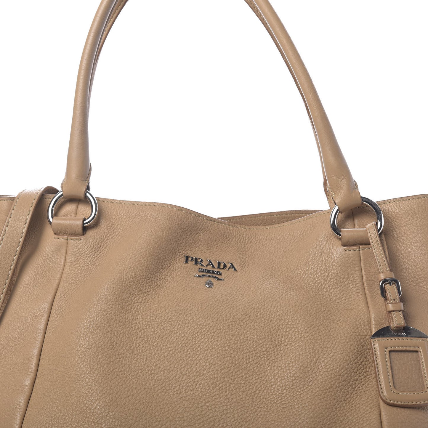 Vitello Daino Shoulder Bag Sabbia