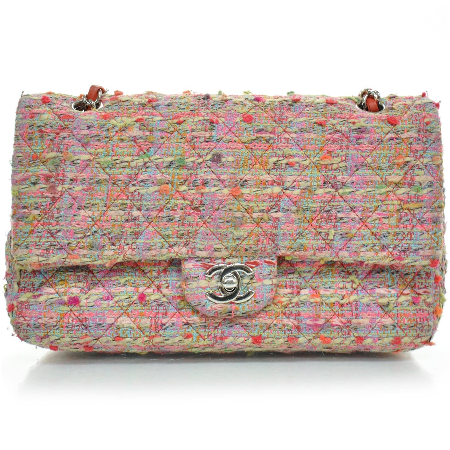 Chanel Tweed Medium Double Flap Multicolor 1 of 11