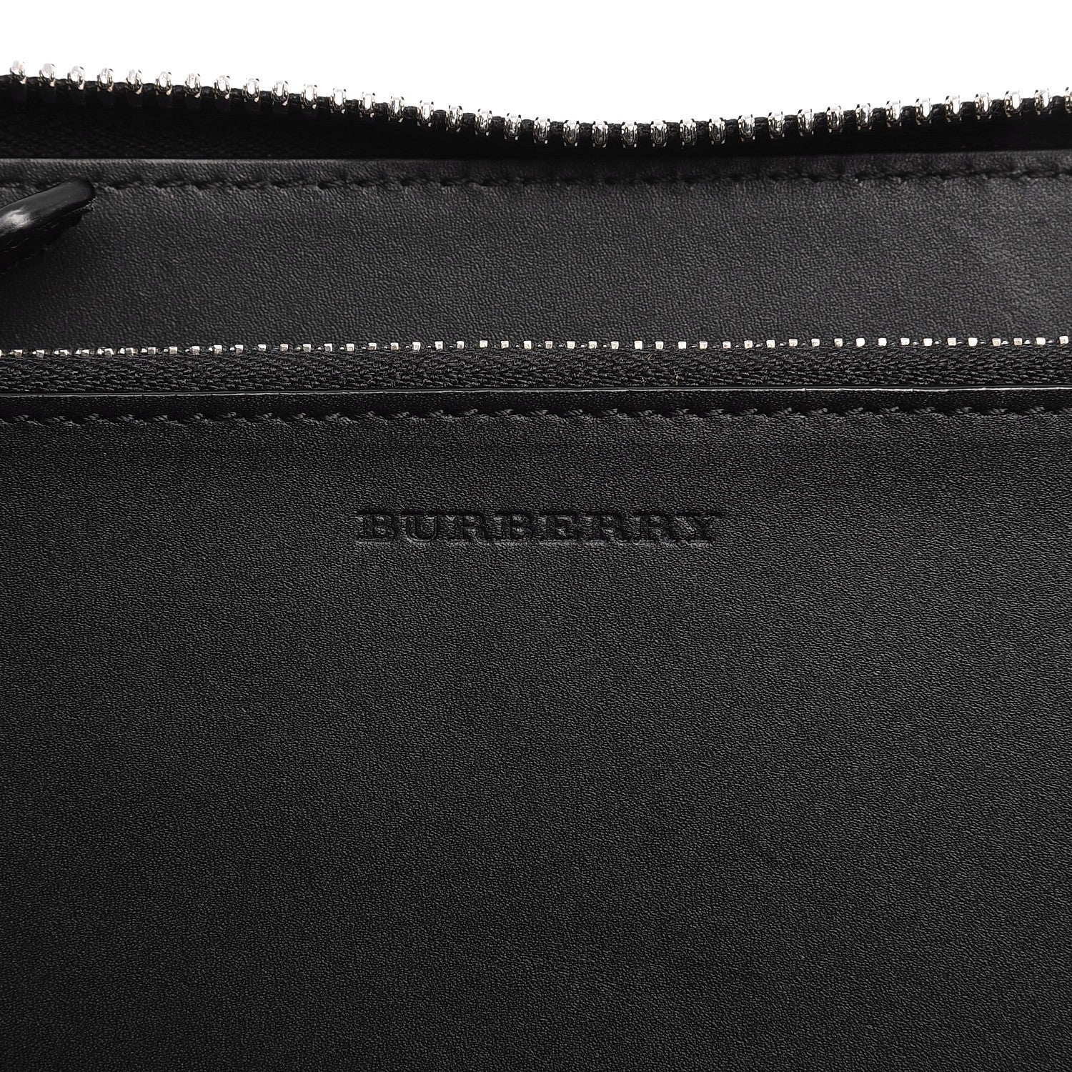 Burberry Patent Renfrew Zip Around Wallet Plum 8 of 9