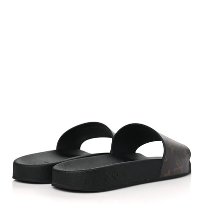 Louis Vuitton Rubber Monogram Mens Waterfront Mules 8.5 Macassar 4 of 8