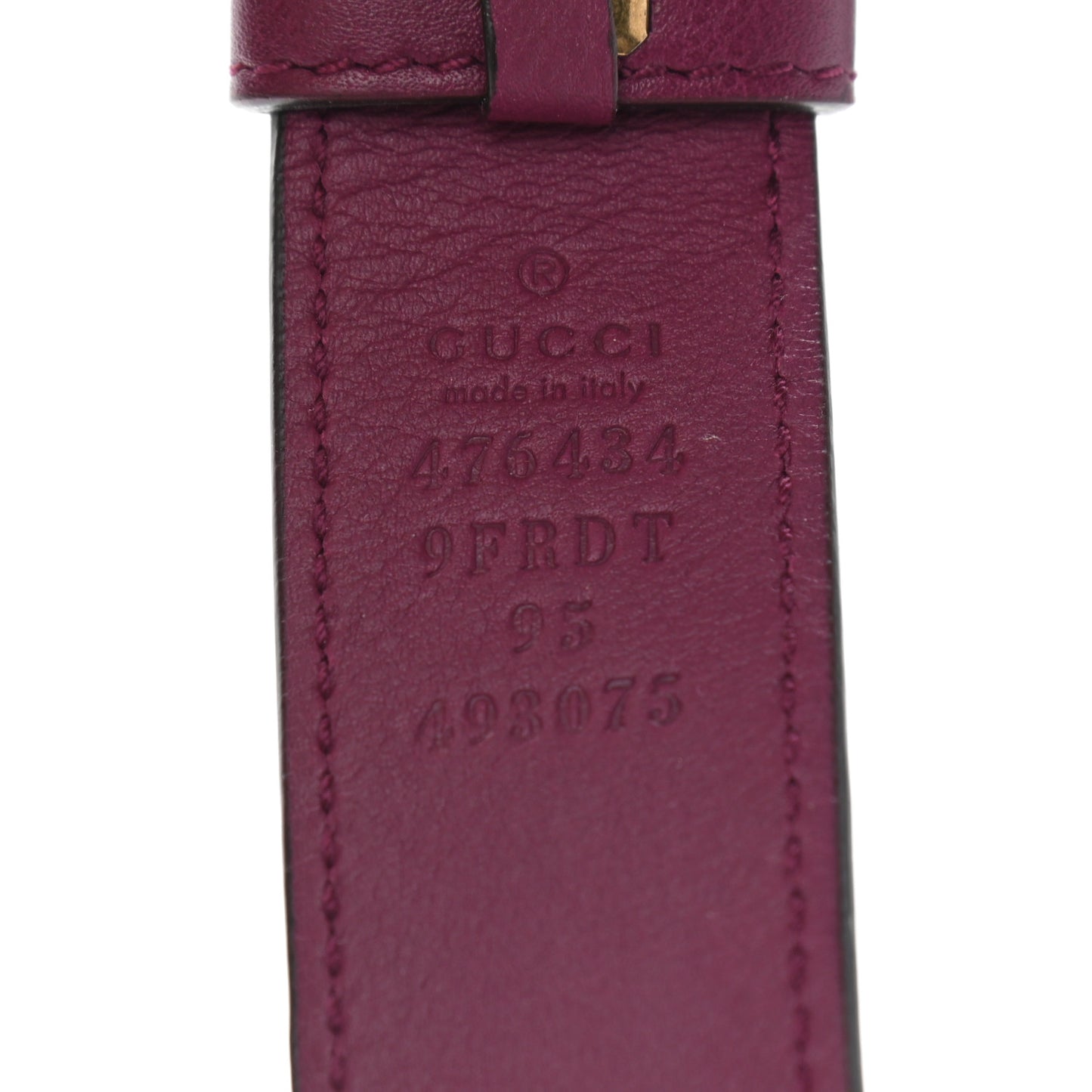 Velvet Matelasse GG Marmont Belt Bag 95 38 Fuchsia Violet Cyclamen