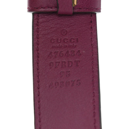 Gucci Velvet Matelasse GG Marmont Belt Bag 95 38 Fuchsia Violet Cyclamen 12 of 12