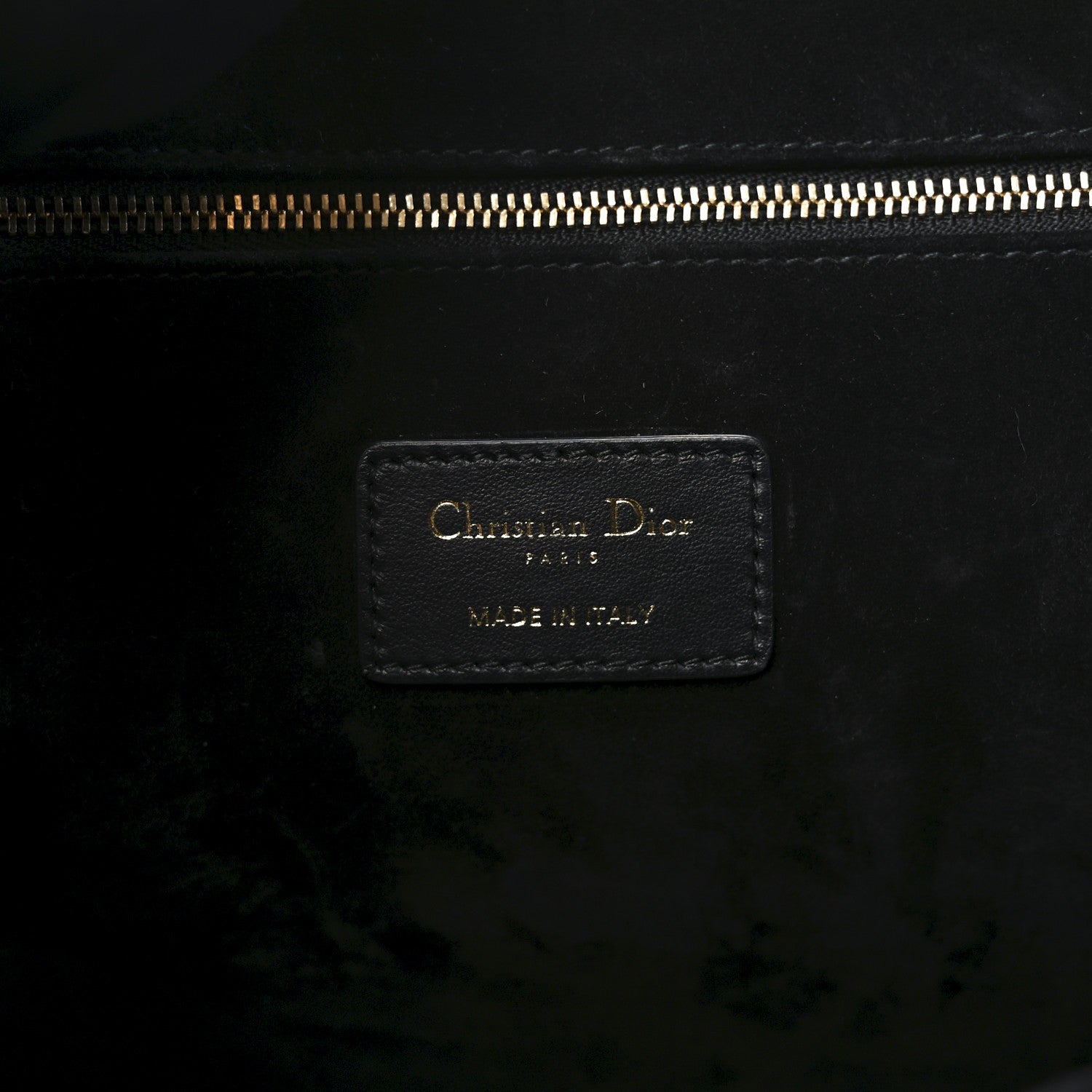 Christian Dior Calfskin Macro Cannage Medium Book Tote Black 6 of 9
