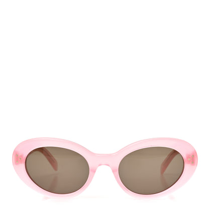Celine Acetate Cat Eye Sunglasses CL401931 Light Pink 2 of 7