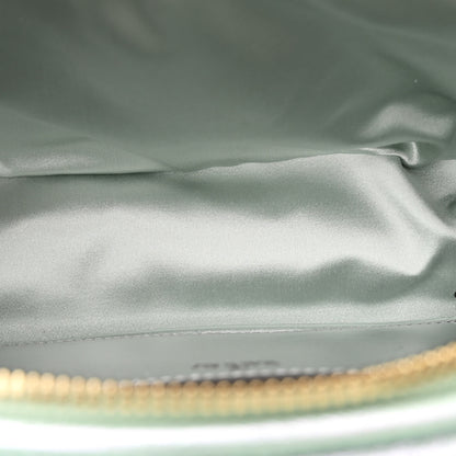 Gucci Iridescent Nappa Chevron Matelasse Small GG Marmont Chain Shoulder Bag Iridescent Salvy Green 5 of 10