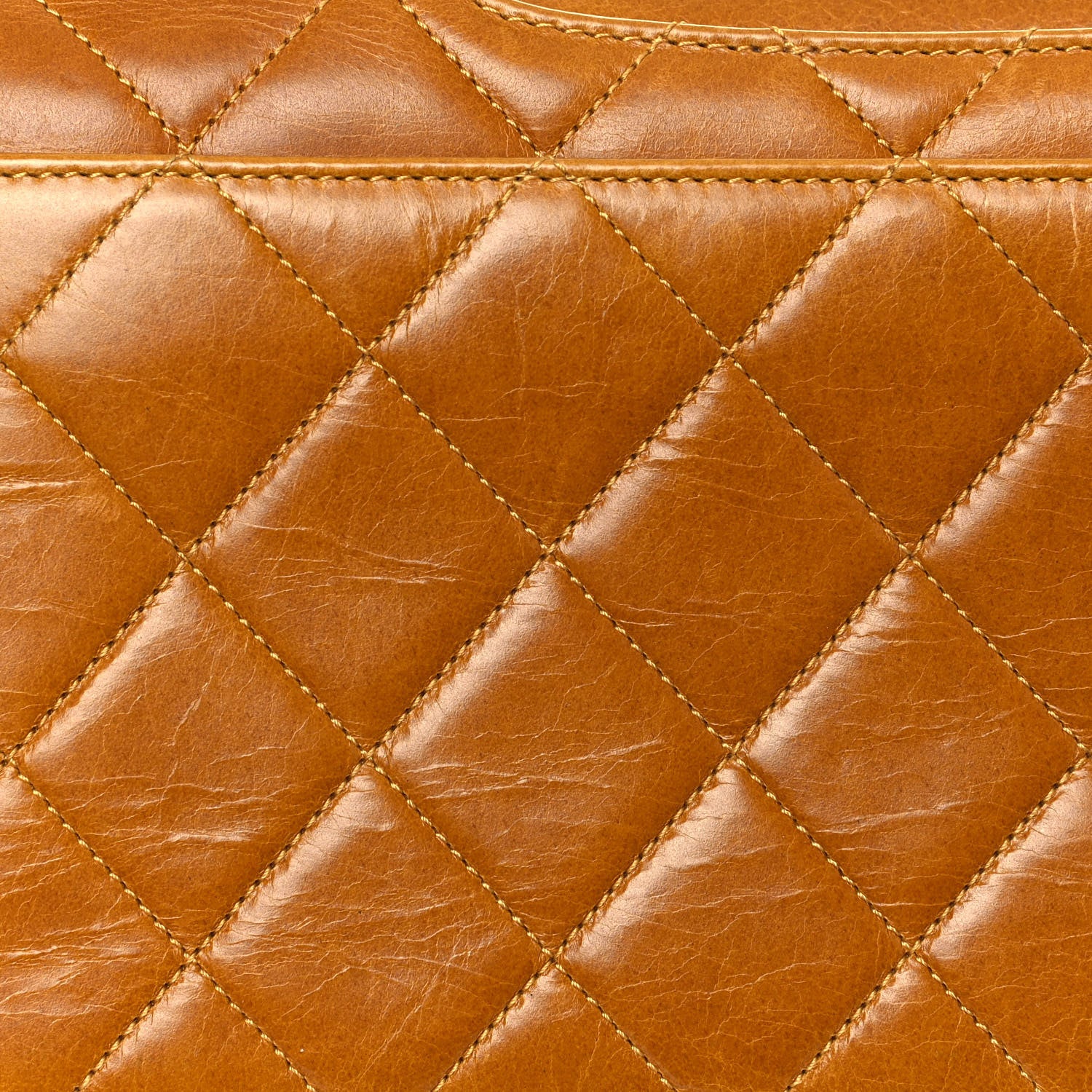 Chanel Glazed Calfskin Quilted Medium Perfect Edge Flap Yellow 30 of 32