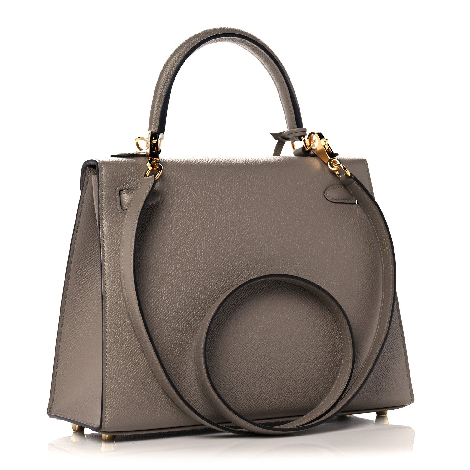 Hermes Epsom Kelly Sellier 25 Gris Asphalte 3 of 38