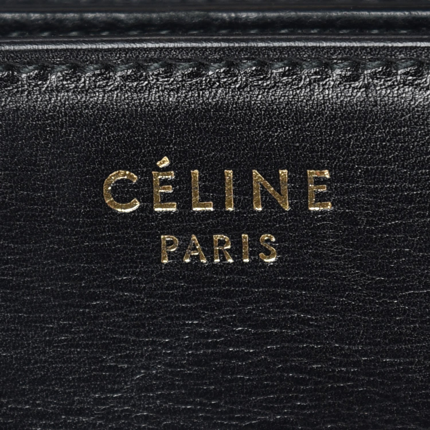 Celine Box Calfskin Medium Classic Box Flap Bag Black 6 of 7