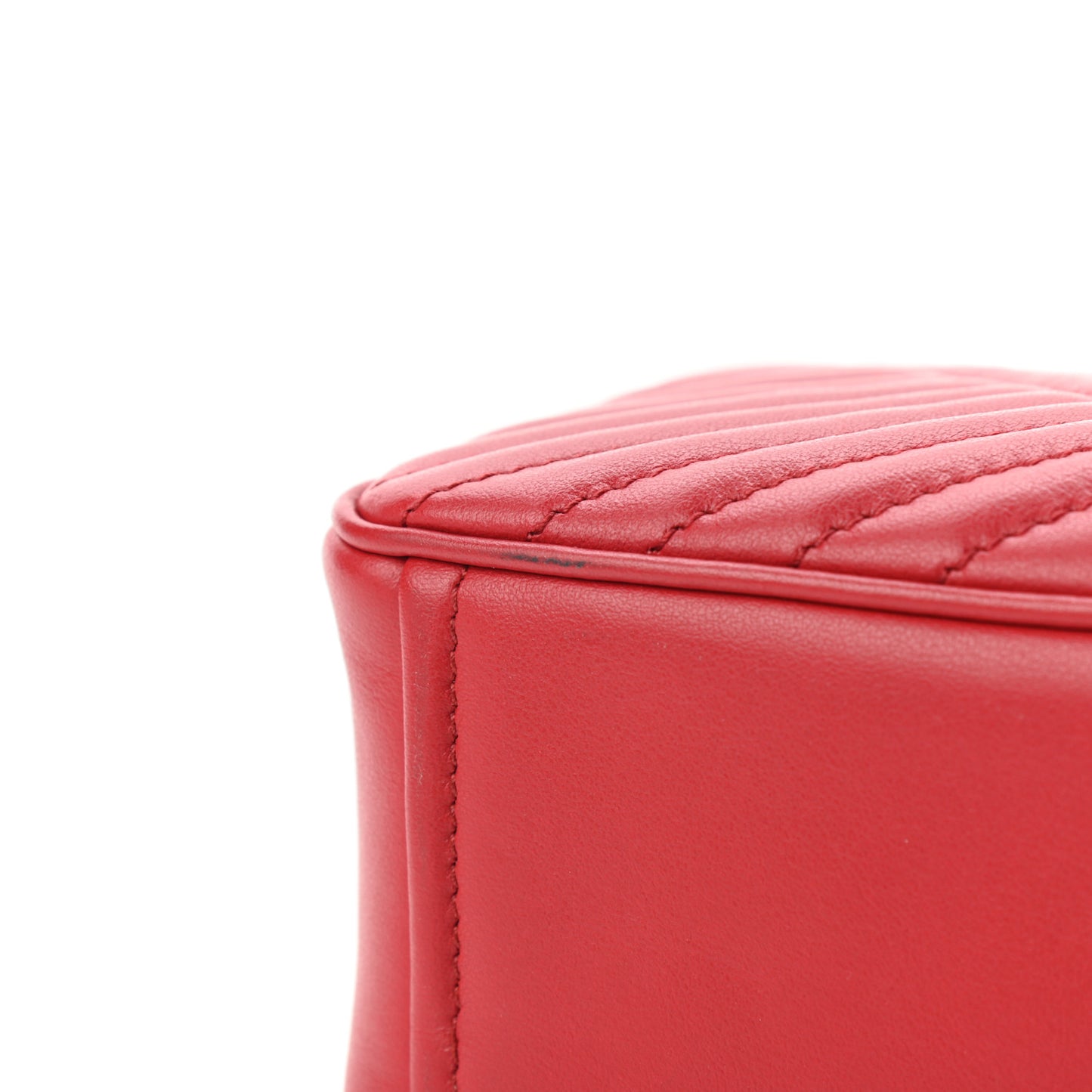Soft Calfskin Bandoliera Crossbody Bag Fuoco