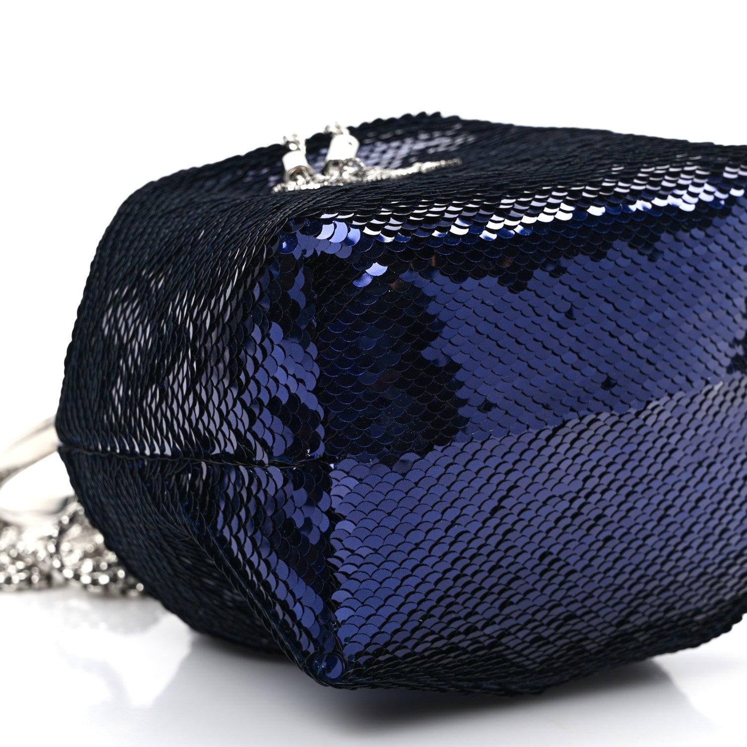 Jimmy Choo Sequin Paillettes Micro Bon Bon Bag Ink 7 of 9