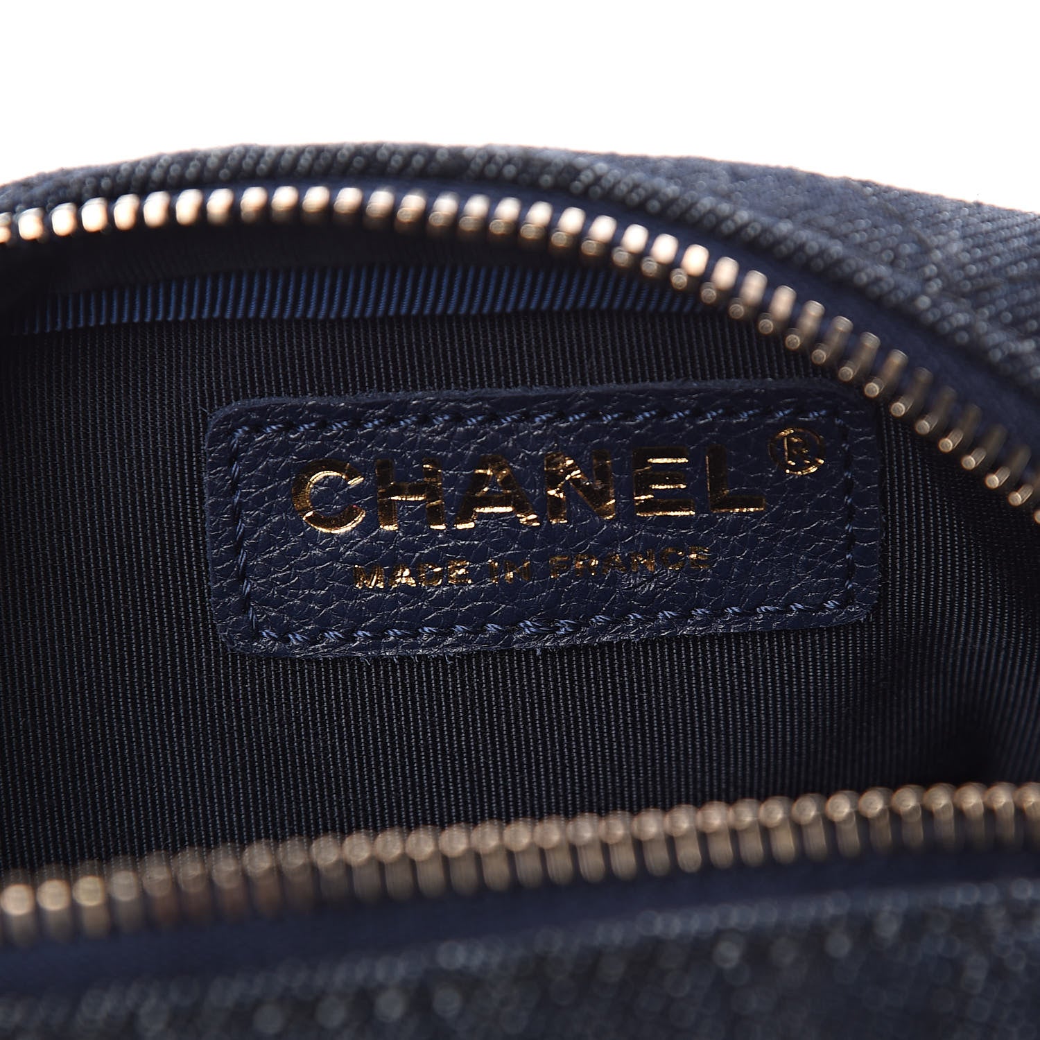 Chanel Washed Denim Quilted Reissue Camera Case Black 6 of 10
