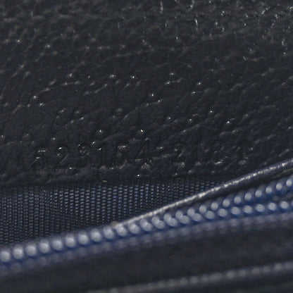 Gucci GG Supreme Monogram Textured Dollar Calfskin Web Ophidia Zip Around Wallet Beige Blue 7 of 8
