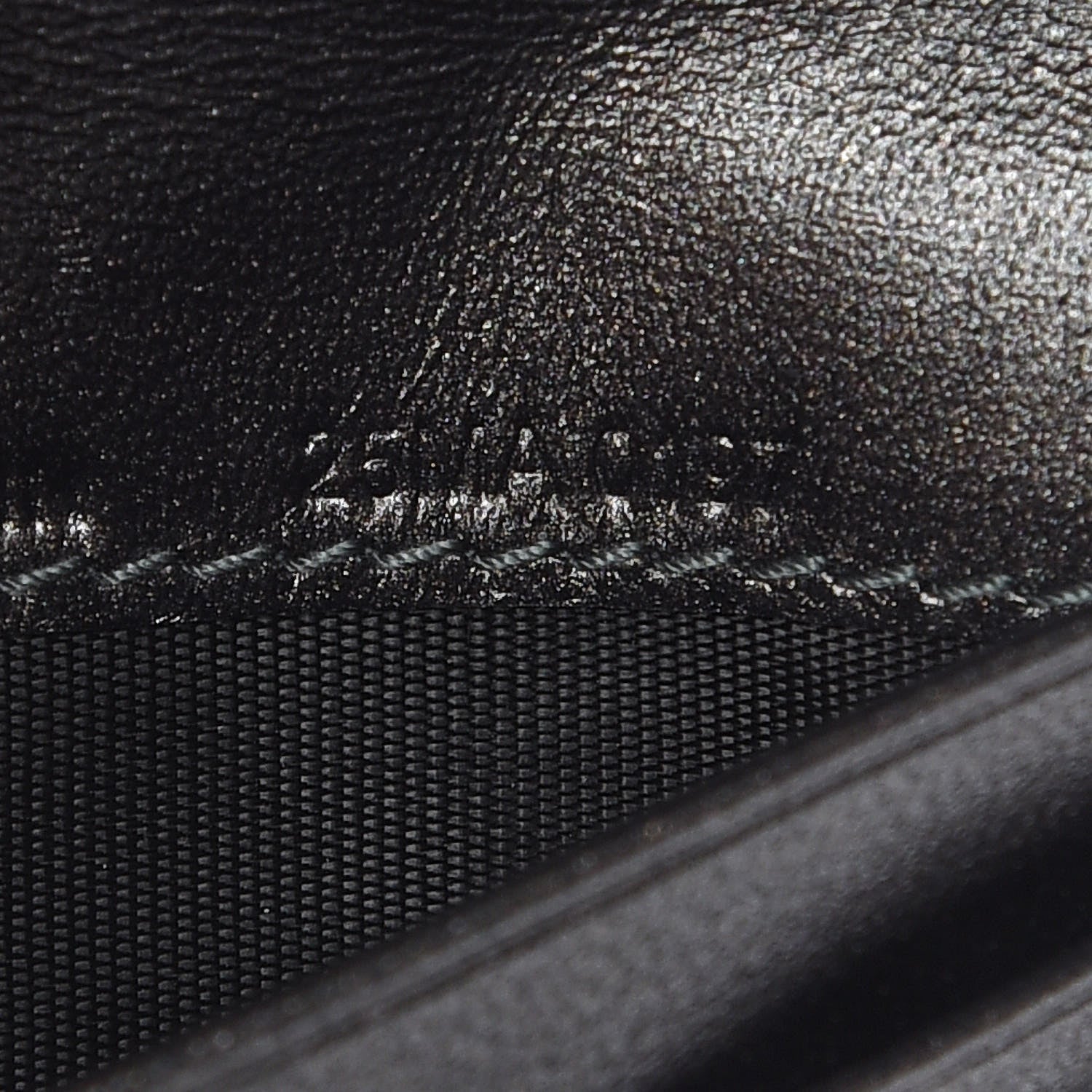 Christian Dior Metallic Grained Calfskin Cannage Lady Dior French Wallet Gunmetal 9 of 11